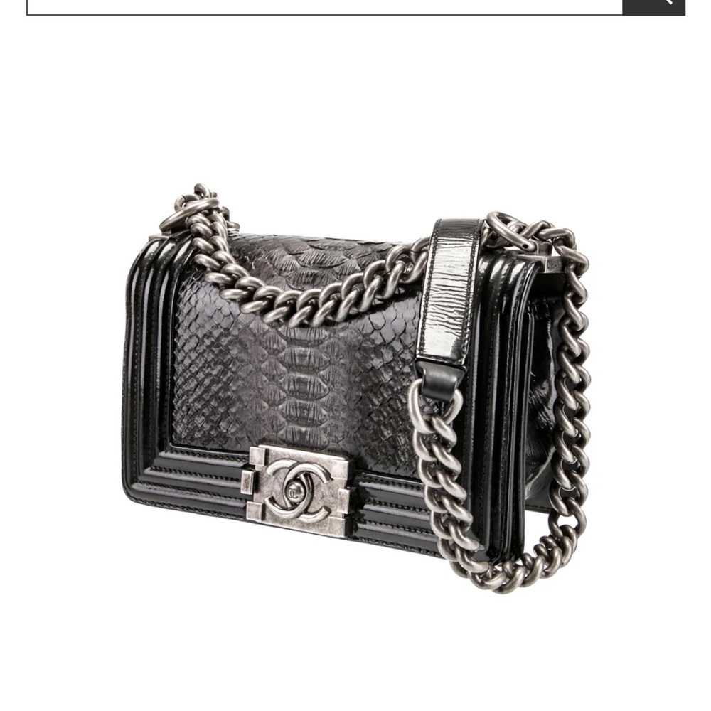 Chanel Small Boy Bag Python - Picture 9 of 11